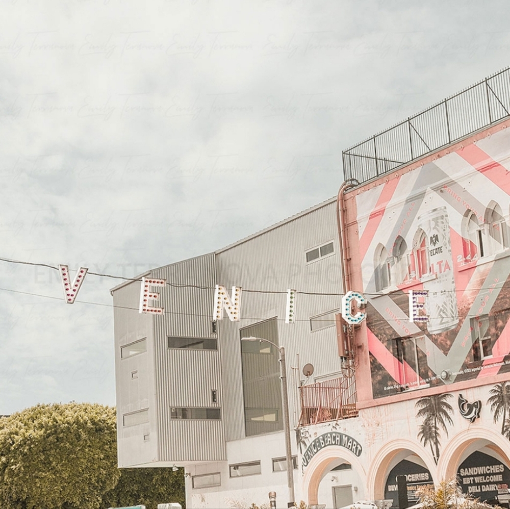 🌸 California Dreamin’ – Venice Beach’s Famous Sign | 8x12 Photography Print